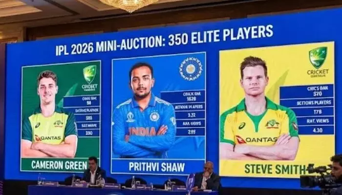 കാമറൂണ് ഗ്രീനിന് ഐപിഎല് ചരിത്രത്തിലെ റെക്കോര്ഡ് തുക; ഓസിസ് താരത്തിനായി 30.50 കോടി വാരിയെറിഞ്ഞ് കൊല്ക്കത്ത; ലിയാം ലിവിംഗ്സ്റ്റണ് 19 കോടിയും മതീഷ പതിരാനയ്ക്ക് 13 കോടിയും; ഐപിഎല് മോക് ഓക്ഷനില് വിദേശ താരങ്ങള്ക്ക് പൊന്നുംവില; താരലേലം നാളെ കാമറൂണ് ഗ്രീനിന് ഐപിഎല് ചരിത്രത്തിലെ റെക്കോര്ഡ് തുക; ഓസിസ് താരത്തിനായി 30.50 കോടി വാരിയെറിഞ്ഞ് കൊല്ക്കത്ത; ലിയാം ലിവിംഗ്സ്റ്റണ് 19 കോടിയും മതീഷ പതിരാനയ്ക്ക് 13 കോടിയും; ഐപിഎല് മോക് ഓക്ഷനില് വിദേശ താരങ്ങള്ക്ക് പൊന്നുംവില; താരലേലം നാളെ