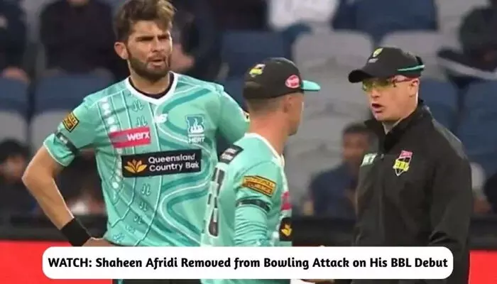 ടിം സീഫര്ട്ടും ഒലിവര് പീക്കും ചേര്ന്ന് അടിച്ചുതകര്ത്തു; 2.4 ഓവറില് വഴങ്ങിയത് 43 റണ്സ്; നോ ബോളുകള് എറിഞ്ഞതിന് ബൗളിംഗില് വിലക്കും; ബിഗ് ബാഷ് അരങ്ങേറ്റത്തില് നിറംമങ്ങി ഷഹീന് അഫ്രീദി ടിം സീഫര്ട്ടും ഒലിവര് പീക്കും ചേര്ന്ന് അടിച്ചുതകര്ത്തു; 2.4 ഓവറില് വഴങ്ങിയത് 43 റണ്സ്; നോ ബോളുകള് എറിഞ്ഞതിന് ബൗളിംഗില് വിലക്കും; ബിഗ് ബാഷ് അരങ്ങേറ്റത്തില് നിറംമങ്ങി ഷഹീന് അഫ്രീദി