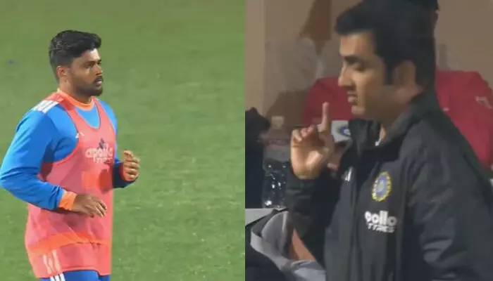 അവസാന ഓവറില് ഗംഭീറിന്റെ സന്ദേശവുമായി സഞ്ജു സാംസണ്; ഹാര്ദ്ദിക്കിനെ പിന്വലിച്ച് കുല്ദീപ് യാദവിനെ പന്ത് ഏല്പ്പിച്ച് സൂര്യകുമാര് യാദവ്; പിന്നാലെ കൂടാരം കയറി ദക്ഷിണാഫ്രിക്ക അവസാന ഓവറില് ഗംഭീറിന്റെ സന്ദേശവുമായി സഞ്ജു സാംസണ്; ഹാര്ദ്ദിക്കിനെ പിന്വലിച്ച് കുല്ദീപ് യാദവിനെ പന്ത് ഏല്പ്പിച്ച് സൂര്യകുമാര് യാദവ്; പിന്നാലെ കൂടാരം കയറി ദക്ഷിണാഫ്രിക്ക