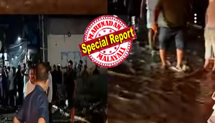 കൊച്ചി മെട്രോ നിർമ്മാണത്തിനിടെ വീണ്ടും പൈപ്പ് പൊട്ടി; രാത്രി ഇരുട്ടിൽ ദുരിതത്തിലായി നഗരം; കലൂർ സ്റ്റേഡിയം റോഡ് മുഴുവൻ വെള്ളം കെട്ടിക്കിടക്കുന്ന അവസ്ഥ; പ്രതിഷേധവുമായി കോൺഗ്രസ് പ്രവർത്തകർ കൊച്ചി മെട്രോ നിർമ്മാണത്തിനിടെ വീണ്ടും പൈപ്പ് പൊട്ടി; രാത്രി ഇരുട്ടിൽ ദുരിതത്തിലായി നഗരം; കലൂർ സ്റ്റേഡിയം റോഡ് മുഴുവൻ വെള്ളം കെട്ടിക്കിടക്കുന്ന അവസ്ഥ; പ്രതിഷേധവുമായി കോൺഗ്രസ് പ്രവർത്തകർ