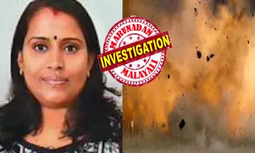 രാത്രി വീടിന് പുറത്ത് ഉഗ്രശബ്ദം; മതിലിന് തൊട്ടടുത്തായി വീണ് പൊട്ടിത്തെറിച്ച് മുഴുവൻ ഭീതി; നെടുമ്പാശ്ശേരിയിൽ സിപിഎം വനിതാ പ‍ഞ്ചായത്ത് അംഗത്തിന്റെ വീട്ടിലേക്ക് ഗുണ്ട് എറിഞ്ഞ് ആക്രമണം; പിന്നിലെ കാരണം കുഴപ്പിക്കുന്നത്; പിടിയിലായ ആളെ കണ്ട് ഞെട്ടൽ