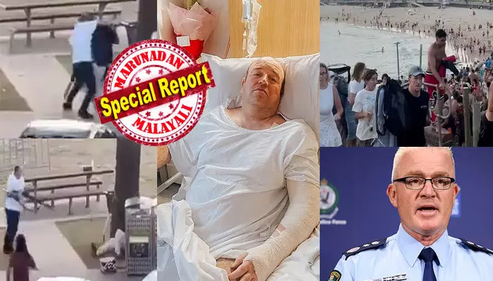 പക്ഷികളെ വേട്ടയാടുന്നപോലെ മനുഷ്യരെ ഉന്നം വച്ച് വെടിവെയ്ക്കുന്ന ഭീകരൻ; നിമിഷ നേരം കൊണ്ട് ഭയം തെല്ലുപോലുമില്ലാതെ പിന്നിൽ നിന്ന് പിടികൂടിയ ആ സൂപ്പർഹീറോ; തോക്ക് തട്ടിയെടുത്ത് ആക്രമിയുടെ നേരെ പോയിന്റ് ഔട്ട് ചെയ്തെങ്കിലും എന്തുകൊണ്ട് അദ്ദേഹം വെടിവെച്ചിട്ടില്ല?; ബോണ്ടി ബീച്ച് നായകൻ അഹമ്മദിന്റെ സ്വഭാവവും ചർച്ചകളിൽ പക്ഷികളെ വേട്ടയാടുന്നപോലെ മനുഷ്യരെ ഉന്നം വച്ച് വെടിവെയ്ക്കുന്ന ഭീകരൻ; നിമിഷ നേരം കൊണ്ട് ഭയം തെല്ലുപോലുമില്ലാതെ പിന്നിൽ നിന്ന് പിടികൂടിയ ആ സൂപ്പർഹീറോ; തോക്ക് തട്ടിയെടുത്ത് ആക്രമിയുടെ നേരെ പോയിന്റ് ഔട്ട് ചെയ്തെങ്കിലും എന്തുകൊണ്ട് അദ്ദേഹം വെടിവെച്ചിട്ടില്ല?; ബോണ്ടി ബീച്ച് നായകൻ അഹമ്മദിന്റെ സ്വഭാവവും ചർച്ചകളിൽ