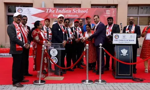 മൂന്ന് ലോക റെക്കോര്‍ഡുകളോടെ ഇന്ത്യന്‍ സ്‌കൂള്‍ ഗോള്‍ഡന്‍ ബുക്ക് ഓഫ് റെക്കോര്‍ഡില്‍ ഇടം നേടി