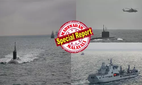 പെട്ടെന്ന് ബ്രിട്ടിഷ് നാവികസേനയുടെ റഡാറിൽ തെളിഞ്ഞത് തീർത്തും അസാധാരണമായ കാഴ്ച; ആഴക്കടലിലൂടെ തങ്ങൾക്ക് പരിചയമില്ലാത്തൊരു അന്തർവാഹിനിയുടെ കുതിച്ചുപോക്ക്; മുന്നിൽ കവചമൊരുക്കുന്ന ചെറുബോട്ടും; മൂന്ന് ദിവസം വിടാതെ പിന്തുടർന്ന നാവികർക്ക് ഒടുവിൽ ഞെട്ടൽ; ഇംഗ്ലിഷ് ചാനലിൽ ഭീതി വിതച്ച് ആ പുടിൻ മേക്കിങ്ങ്; യൂറോപ്പ് യുദ്ധ നിഴലിലോ?