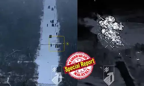 ശത്രുക്കള്‍ക്ക് എതിരെ മൂന്ന് വശങ്ങളില്‍ നിന്നും ഒരേ സമയം ആക്രമണം;  നോവ് ഷാഖോവിലൂടെ മുന്നേറാന്‍ ശ്രമിച്ച റഷ്യന്‍ സൈനികരെ വളഞ്ഞാക്രമിച്ച് യുക്രൈയ്ന്‍;  പീരങ്കികളും കവചിത വാഹനങ്ങളും ഡ്രോണുകളും ഉപയോഗിച്ച് പ്രത്യാക്രമണം;  സെലെന്‍സ്‌കിയുടെ കില്‍ ബോക്‌സ് തന്ത്രത്തിന് വലിയ പ്രശംസ