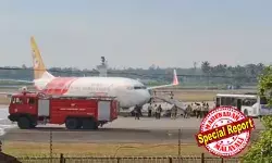 ജിദ്ദയില് നിന്ന് ടേക്ക് ഓഫ് സമയത്ത് വലിയ ശബ്ദവും കുലുക്കവും അനുഭവപ്പെട്ടെന്ന് യാത്രക്കാര്; ടയറുകളില് ഒന്ന് പൊട്ടിയതായി സംശയം; സാങ്കേതിക തകരാറും അടിയന്തര ലാന്ഡിംഗും യാത്രക്കാരെ അറിയിച്ചത് കൊച്ചിയിലെത്തിയപ്പോള്; കരിപ്പൂരിലേക്കുള്ള എയര് ഇന്ത്യ എക്സ്പ്രസ് വിമാനത്തിലേത് അതീവ ഗുരുതര പിഴവുകള്; കോഴിക്കോട്ടേക്ക് ബസില് പോകാന് നിര്ദേശിച്ചു? പ്രതിഷേധവുമായി യാത്രക്കാര് ജിദ്ദയില് നിന്ന് ടേക്ക് ഓഫ് സമയത്ത് വലിയ ശബ്ദവും കുലുക്കവും അനുഭവപ്പെട്ടെന്ന് യാത്രക്കാര്; ടയറുകളില് ഒന്ന് പൊട്ടിയതായി സംശയം; സാങ്കേതിക തകരാറും അടിയന്തര ലാന്ഡിംഗും യാത്രക്കാരെ അറിയിച്ചത് കൊച്ചിയിലെത്തിയപ്പോള്; കരിപ്പൂരിലേക്കുള്ള എയര് ഇന്ത്യ എക്സ്പ്രസ് വിമാനത്തിലേത് അതീവ ഗുരുതര പിഴവുകള്; കോഴിക്കോട്ടേക്ക് ബസില് പോകാന് നിര്ദേശിച്ചു? പ്രതിഷേധവുമായി യാത്രക്കാര്