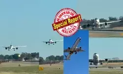 നല്ല തെളിഞ്ഞ ആകാശത്ത് റൺവേ ലക്ഷ്യമാക്കിയെത്തിയ വിമാനം; ശക്തമായ കാറ്റിൽ ആടിയുലഞ്ഞ് താഴോട്ട്; ഒരു വശം മുഴുവൻ ചരിഞ്ഞ് ലാൻഡ് ചെയ്യാൻ ശ്രമിച്ചതും പൈലറ്റിന് നെഞ്ചിടിപ്പ്; അതെ വേഗതയിൽ വീണ്ടും കുതിച്ചുയർന്ന് ഖത്തർ എയർവെയ്സ്; പേടിപ്പെടുത്തുന്ന ദൃശ്യങ്ങൾ പുറത്ത് നല്ല തെളിഞ്ഞ ആകാശത്ത് റൺവേ ലക്ഷ്യമാക്കിയെത്തിയ വിമാനം; ശക്തമായ കാറ്റിൽ ആടിയുലഞ്ഞ് താഴോട്ട്; ഒരു വശം മുഴുവൻ ചരിഞ്ഞ് ലാൻഡ് ചെയ്യാൻ ശ്രമിച്ചതും പൈലറ്റിന് നെഞ്ചിടിപ്പ്; അതെ വേഗതയിൽ വീണ്ടും കുതിച്ചുയർന്ന് ഖത്തർ എയർവെയ്സ്; പേടിപ്പെടുത്തുന്ന ദൃശ്യങ്ങൾ പുറത്ത്