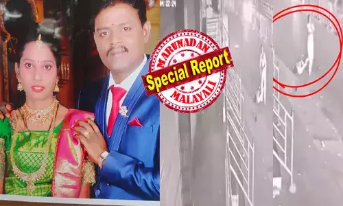 ഒരുമിച്ച് സ്‌കൂട്ടറിൽ പോകുന്നതിനിടെ റോഡിൽ തെറിച്ചുവീണു; വീഴ്ചയിൽ നിന്നും വെപ്രാളത്തിൽ എഴുന്നേറ്റ് വന്ന ഭാര്യ കാണുന്നത് ദയനീയ കാഴ്ച; ജീവന് വേണ്ടി പിടയുന്ന തന്റെ പ്രാണനെ കണ്ട് കരഞ്ഞ് നിലവിളിച്ച് അവൾ; ഭർത്താവിനെ രക്ഷിക്കാൻ ശ്രമിച്ച യുവതിക്ക് സംഭവിച്ചത്