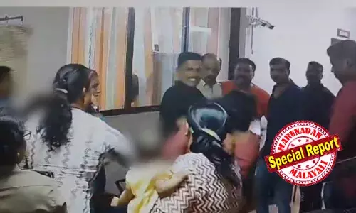 ഗര്ഭിണിയായ യുവതിയെ നെഞ്ചില് പിടിച്ച് തള്ളി, മുഖത്തടിച്ച് എസ്എച്ച്ഒ; എറണാകുളം നോര്ത്ത് പോലീസ് സ്റ്റേഷനിലെ സിസി ടിവി ദൃശ്യങ്ങള് പുറത്ത്; മര്ദ്ദനമേറ്റത് പൊലീസ് കസ്റ്റഡിയില് എടുത്തയാളുടെ ഭാര്യയ്ക്ക്; പൊലീസ് ഒളിപ്പിച്ച ദൃശ്യങ്ങള് പരാതിക്കാരിക്ക് ലഭിച്ചത് ഹൈക്കോടതി നിര്ദേശപ്രകാരം; നടപടിയെടുക്കാതെ അധികൃതര് ഗര്ഭിണിയായ യുവതിയെ നെഞ്ചില് പിടിച്ച് തള്ളി, മുഖത്തടിച്ച് എസ്എച്ച്ഒ; എറണാകുളം നോര്ത്ത് പോലീസ് സ്റ്റേഷനിലെ സിസി ടിവി ദൃശ്യങ്ങള് പുറത്ത്; മര്ദ്ദനമേറ്റത് പൊലീസ് കസ്റ്റഡിയില് എടുത്തയാളുടെ ഭാര്യയ്ക്ക്; പൊലീസ് ഒളിപ്പിച്ച ദൃശ്യങ്ങള് പരാതിക്കാരിക്ക് ലഭിച്ചത് ഹൈക്കോടതി നിര്ദേശപ്രകാരം; നടപടിയെടുക്കാതെ അധികൃതര്