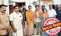 ചതി തിരിച്ചറിഞ്ഞ് ഗോപി താമര പാളയത്തിലേക്ക്; സ്ഥാനാര്‍ഥിയാക്കി ബലിയാടാക്കി, എല്‍ഡിഎഫ് വോട്ടുകള്‍ കോണ്‍ഗ്രസിന് മറിച്ചുനല്‍കിയെന്ന് ഗുരുതര ആരോപണം; ആനപ്പാറയില്‍ ബിജെപിയെ തോല്‍പ്പിക്കാന്‍ അവിശുദ്ധ സഖ്യമെന്ന് പരാതി; വഞ്ചനയ്ക്കെതിരെ ഗോപി മനയത്തുകുടിയിലിന്റെ പ്രതിഷേധം; സിപിഐ സ്ഥാനാര്‍ത്ഥിയും കുടുംബവും പരിവാറുകാര്‍ ആകുമ്പോള്‍