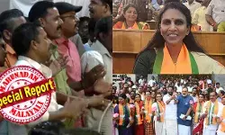 ശ്രീപത്മനാഭനെ വണങ്ങി പദയാത്രയായി പാളയത്ത്; രക്തസാക്ഷി മണ്ഡപത്തില്‍ പുഷ്പാര്‍ച്ചനയ്ക്ക് ശേഷം സത്യപ്രതിജ്ഞ; വന്ദേമാതരം പറഞ്ഞ് ആര്‍.ശ്രീലേഖ; കൗണ്‍സില്‍ ഹാളില്‍ ഗണഗീതം ആലപിച്ചു കോര്‍പ്പറേഷന്‍ ഭരണം പിടിച്ചത് ആഘോഷമാക്കി ബിജെപി പ്രവര്‍ത്തകര്‍; മേയര്‍ സ്ഥാനത്ത് ശ്രീലേഖക്ക് മുന്‍തൂക്കമെങ്കിലും സസ്‌പെന്‍സ് നിലനിര്‍ത്തി രാജീവ് ചന്ദ്രശേഖര്‍