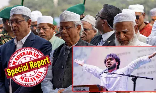 ഉസ്മാന്‍ ഹാദിയുടെ പാത പിന്തുടരും; നിങ്ങളെ ആരും ഒരിക്കലും മറക്കില്ല, നിങ്ങളുടെ മന്ത്രം വീണ്ടും ഓര്‍മിപ്പിച്ചുകൊണ്ട് നിങ്ങള്‍ യുഗങ്ങളോളം ഞങ്ങളോടൊപ്പം ഉണ്ടാകും; കടുത്ത ഇന്ത്യാ വിരുദ്ധ നിലപാടുള്ള നേതാവിനെ അനുസ്മരിച്ച് ബംഗ്ലദേശ് മുഖ്യ ഉപദേഷ്ടാവ് മുഹമ്മദ് യൂനുസ്; ഹാദിയുടെ കൊലയാളികള്‍ ഇന്ത്യയിലേക്കു കടന്നെന്ന പ്രചരണത്തെ ചൊല്ലി നയതന്ത്ര തലത്തിലും ഉരസലുകള്‍