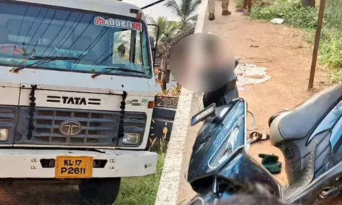 ലക്കിടിയില്‍ ടിപ്പര്‍ ലോറിയും സ്‌കൂട്ടറും കൂട്ടിയിടിച്ചു; അമ്മയും അഞ്ചു വയസ്സുള്ള മകളും മരിച്ചു