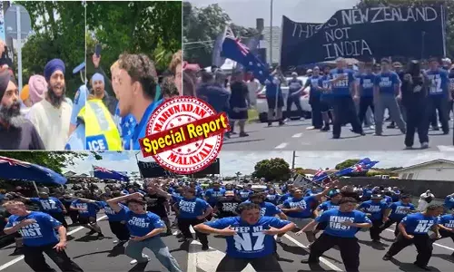 ഇത് ന്യൂസിലന്ഡാണ്, ഇന്ത്യയല്ല! സിഖ് ഘോഷയാത്ര തടഞ്ഞ് ക്രിസ്ത്യന് മൗലികവാദികള്; മുഖാമുഖം നിന്ന് യുദ്ധനൃത്തമായ ഹാക്ക അവതരണവും പ്രകോപനവും; പതറാതെ സിഖ് വിശ്വാസികള്; കുടിയേറ്റ വിരുദ്ധത ഏറിയതോടെ എസ് ജയശങ്കറിന്റെ ഇടപെടല് തേടി അകാലിദള് ഇത് ന്യൂസിലന്ഡാണ്, ഇന്ത്യയല്ല! സിഖ് ഘോഷയാത്ര തടഞ്ഞ് ക്രിസ്ത്യന് മൗലികവാദികള്; മുഖാമുഖം നിന്ന് യുദ്ധനൃത്തമായ ഹാക്ക അവതരണവും പ്രകോപനവും; പതറാതെ സിഖ് വിശ്വാസികള്; കുടിയേറ്റ വിരുദ്ധത ഏറിയതോടെ എസ് ജയശങ്കറിന്റെ ഇടപെടല് തേടി അകാലിദള്