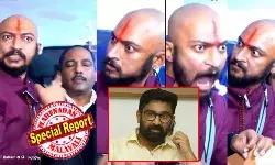ക്രൈസ്തവ ആരാധനാലയത്തില്‍ കയറി വൈദികനെയും വിശ്വാസികളെയും ഭീഷണിപ്പെടുത്തുന്ന ഹിന്ദുത്വവാദി; വീഡിയോ സോഷ്യല്‍ മീഡിയയില്‍ പ്രചരിച്ചതോടെ സൈബറിടത്തില്‍ വ്യാപക പ്രതിഷേധം; അയാളുടെ മുഖത്തെ ക്രൗര്യം നോക്കൂ, ഇതാണ് ഹിന്ദുത്വ രാഷ്ട്രീയം; പ്രതിരോധിക്കേണ്ടത് ഹിന്ദുക്കളുടെ ഉത്തരവാദിത്തമെന്ന് വി ടി ബല്‍റാം