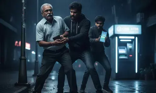 ഗൃഹനാഥനെ തടഞ്ഞുനിർത്തി എ.ടി.എം. കാർഡ് തട്ടിയെടുത്തു; പിന്നാലെ പണം കവർന്നു; മൂന്ന് പേര് പിടിയിൽ