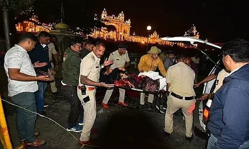 മൈസൂരില്‍ ഹീലിയം ഗ്യാസ് പൊട്ടിത്തെറിച്ചുണ്ടായ അപകടത്തില്‍ മരിച്ചവരുടെ എണ്ണം മൂന്നായി