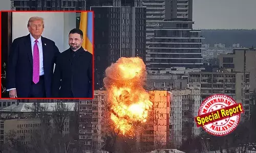 സമാധാന ചര്‍ച്ചയോ അതോ മരണക്കളിയോ? ട്രംപിനെ കാണാന്‍ സെലന്‍സ്‌കി എത്തുമ്പോള്‍ കീവിനെ ചുട്ടെരിച്ച് പുടിന്‍; നാല് വയസ്സുകാരിയുള്‍പ്പെടെ കൊല്ലപ്പെട്ടു; അതിര്‍ത്തിയില്‍ പോര്‍ വിമാനങ്ങള്‍ പറത്തി ജാഗരൂകരായി നാറ്റോ; പുടിന് കൊലപാതകം ഒരുലഹരിയെന്ന് തുറന്നടിച്ച് സെലന്‍സ്‌കി; യുദ്ധം പെരുകുമെന്ന ഭീതിയ്ക്കിടെ ഞായറാഴ്ച ഫ്‌ളോറിഡയില്‍ സമാധാന ചര്‍ച്ച