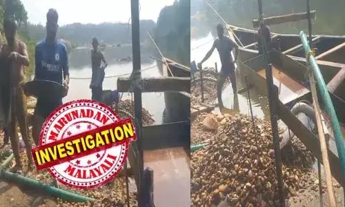 മോട്ടോര്‍ പമ്പ് സെറ്റ് ഉപയോഗിച്ച് വെള്ളം ഒഴിവാക്കി മണല്‍ ഊറ്റി സ്വര്‍ണം അരിച്ചെടുക്കല്‍; നിലമ്പൂരിലെ പല പ്രദേശത്തും സ്വര്‍ണം ഭൂമിക്കടിയിലുണ്ടെന്ന അറിവ് പ്രേരണയായി; സ്വര്‍ണ്ണവില സര്‍വകാല റെക്കോര്‍ഡില്‍ എത്തിയതോടെ ഒരുകൈ നോക്കാന്‍ ശ്രമം; മറ്റു ജോലികള്‍ ഇല്ലാത്തതിനാലാണ് സ്വര്‍ണം അരിച്ചെടുക്കാന്‍ ശ്രമിച്ചതെന്ന് പിടിയിലായ സംഘം