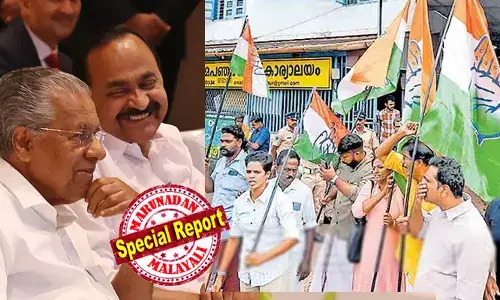 ഒറ്റച്ചാട്ടത്തിന് ബിജെപിയില്‍ എത്താന്‍ തക്കം പാര്‍ത്തിരിക്കുന്ന പാര്‍ട്ടി;  കോണ്‍ഗ്രസുകാര്‍ക്ക് ബിജെപിയാകാന്‍ അധികസമയം വേണ്ട;   ഇടതുമുന്നണിയില്‍ നിന്നും അകന്ന ന്യൂനപക്ഷങ്ങളെ തിരിച്ചെത്തിക്കാന്‍ സാമൂഹ്യ മാധ്യമങ്ങളിലടക്കം ചര്‍ച്ചയാക്കി മറ്റത്തൂര്‍ മോഡല്‍; സിപിഎം-ബിജെപി ബാന്ധവം ആരോപിച്ച പ്രതിപക്ഷം പ്രതിരോധത്തില്‍