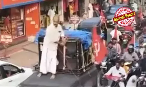 കിറ്റും വാങ്ങി ഭക്ഷണവും കഴിച്ചിട്ട് തോല്‍പ്പിച്ചല്ലേ? മല്ലപ്പള്ളിയില്‍ വോട്ടര്‍മാരെ പരസ്യമായി ശപിച്ച എസ്.വി സുബിന്റെ എം എം മണി മോഡല്‍ പ്രസംഗം വിവാദത്തില്‍; ജീപ്പിന് മുകളില്‍ കയറി അഹങ്കാര പ്രകടനം; സഖാവിനെതിരെ അണികളുടെ പരാതി പ്രവാഹം; മോട്ടോര്‍ വാഹന വകുപ്പും പണികൊടുക്കും