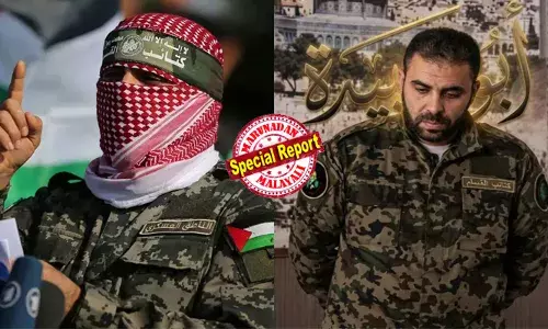 ചുവന്ന കഫിയ കൊണ്ട് മുഖംമറച്ച് കണ്ണ് മാത്രം പുറത്തേക്ക് കാട്ടുന്ന ഭീകരന്‍; കണ്ണിന്റെ ചിത്രമെടുത്ത് ആയിരക്കണക്കിന് ചിത്രങ്ങളുണ്ടാക്കി മനസ്സിലാക്കാനുള്ള നീക്കം വിജയിച്ചില്ല; റീലും മീമുമായി നിറയുന്ന ഹമാസിന്റെ സൂപ്പര്‍ ഹീറോ; ഇസ്രയേലിന്റെ ഓപ്പറേഷന്‍ അബു ഉബൈദ ഞെട്ടിപ്പിക്കുമ്പോള്‍