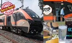 ഏകദേശം 180 കിലോമീറ്റർ വേഗതയിൽ പറപറക്കുന്ന ആ ഓറഞ്ച് കുപ്പായക്കാരൻ; പാളത്തിലൂടെ ആർക്കും വിചാരിക്കാൻ പറ്റാത്ത രീതിയിൽ പോക്ക്; കണ്ടുനിന്നവരുടെ അടക്കം നെഞ്ച് കിടുങ്ങി; എന്നിട്ടും ഒരിറ്റ് പോലും തുളമ്പാതെ നിന്ന് ആ വസ്തു; രാജ്യത്തിന്റെ പുലികുട്ടി വന്ദേ ഭാരത് വീണ്ടും ഞെട്ടിക്കുമ്പോൾ