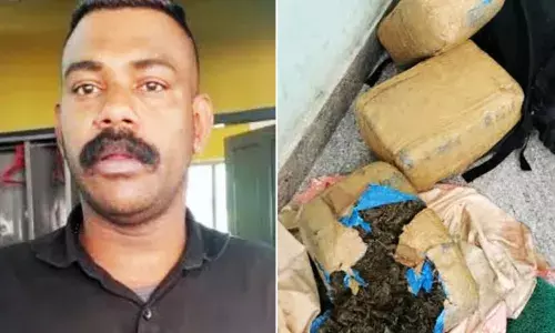 സുഹൃത്തിന്റെ വീട്ടില്‍ നിന്നും 14 കിലോ കഞ്ചാവുമായി യുവാവ് അറസ്റ്റില്‍; ഓടി രക്ഷപ്പെട്ട സുഹൃത്തിനായി തിരച്ചില്‍