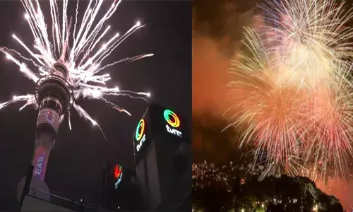 ന്യൂസിലാൻഡും 2026-ലേക്ക് കാലെടുത്തു വെച്ചു; വർണ്ണാഭമായ വെടിക്കെട്ടോടെ പുതുവർഷത്തെ വരവേറ്റ് ജനങ്ങൾ; ന്യൂഇയർ ആവേശത്തിൽ നാട്