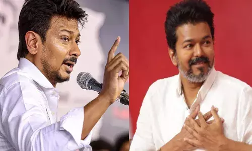 അവരുടെ എല്ലാ ബി ടീമുകളെയും ഞങ്ങൾ തോൽപ്പിക്കും; നമ്മുടെ പോരാട്ടം ടിവികെയുമായി അല്ല..; രാഷ്ട്രീയ നിലപാട് വ്യക്തമാക്കി ഉദയനിധി സ്റ്റാലിൻ; വിജയ് യെ പൂർണമായും തള്ളി പ്രസ്താവന