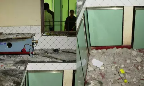 കല്ലടിമുഖത്തെ വൃദ്ധസദനത്തിൽ ഗ്യാസ് സിലിണ്ടർ പൊട്ടിത്തെറിച്ച് രണ്ട് പേർക്ക് പരിക്കേറ്റു; ഒഴിവായത് വൻ അപകടമെന്ന് നാട്ടുകാർ