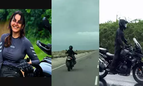 അമ്പോ..തീ; റൈഡർ സ്യുട്ട് ധരിച്ച് ജർമ്മൻ ബൈക്കിൽ കുതിച്ചോടുന്ന മലയാളത്തിന്റെ സ്വന്തം നടി; ഒന്ന് തിരിഞ്ഞ് നോക്കിയതും അമ്പരപ്പ്; ധനുഷ്കോടി ചുറ്റിയടിച്ച് മഞ്ജു വാര്യർ; ഏറ്റെടുത്ത് ആരാധകർ