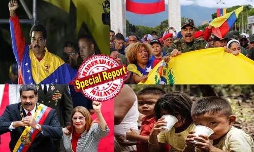 ഷാവേസിന്റെ പിന്‍ഗാമിയില്‍ നിന്ന് കൊക്കെയ്ന്‍ മാഫിയ തലവനിലേക്ക്; അമേരിക്ക 400 കോടി വിലയിട്ട സണ്‍ കാര്‍ട്ടല്‍ രാജാവ്; ബസ് കണ്ടക്ടറില്‍ നിന്ന് വെനസ്വേലന്‍ പ്രസിഡന്റിലേക്കുള്ള വളര്‍ച്ച; ഒരു നേരത്തെ ഭക്ഷണത്തിനായി ചാക്കില്‍ പണവുമായി ഇരന്ന ജനതയ്ക്ക് മോചനമോ? രാജ്യത്ത് നിന്ന് ആട്ടിപായിച്ചത് 80 ലക്ഷത്തിലധികം പേരെ; സ്വേച്ഛാധിപതി നിക്കോളാസ് മധൂറോയുടെ വീഴ്ചയുടെ കഥ