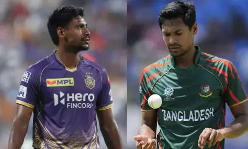 ഷാരൂഖ് ഖാനെ രാജ്യദ്രോഹിയാക്കി;  പ്രതിഷേധം കടുത്തതോടെ മുസ്തഫിസൂറിനെ പുറത്താക്കാന്‍ ബിസിസിഐയുടെ ഇടപെടല്‍; ബംഗ്ലാദേശ് താരത്തിന് ഐപിഎല്‍ വിലക്ക്; കെകെആറിന് 9.2 കോടി തിരിച്ചുകിട്ടുമോ? ലോകകപ്പിന് ബംഗ്ലാ ടീം ഇന്ത്യയിലേക്കില്ല? നിര്‍ണായക തീരുമാനം ബിസിബി യോഗത്തില്‍