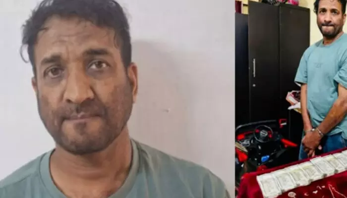 പോലീസ് പിടിക്കാതിരിക്കാൻ അവസാനത്തെ അടവ് പുറത്തെടുത്ത കള്ളൻ; സ്വര്ണവും പണവും എല്ലാം കവർന്ന് മുങ്ങൽ; ഒടുവിൽ കുപ്രസിദ്ധ മോഷ്ടാവ് കുടുങ്ങിയത് ഇങ്ങനെ പോലീസ് പിടിക്കാതിരിക്കാൻ അവസാനത്തെ അടവ് പുറത്തെടുത്ത കള്ളൻ; സ്വര്ണവും പണവും എല്ലാം കവർന്ന് മുങ്ങൽ; ഒടുവിൽ കുപ്രസിദ്ധ മോഷ്ടാവ് കുടുങ്ങിയത് ഇങ്ങനെ