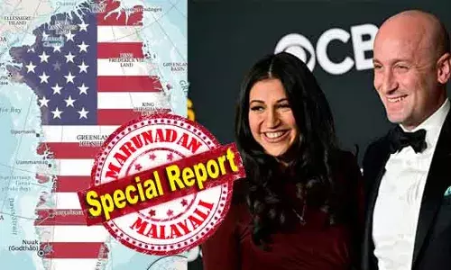 ഗ്രീന്‍ലാന്‍ഡിന്റെ ഭൂപടത്തില്‍ അമേരിക്കന്‍ പതാക പതിപ്പിച്ച ചിത്രം പങ്കുവെച്ച കാറ്റി മില്ലര്‍; ട്രംപിന്റെ ഡെപ്യൂട്ടി ചീഫ് ഓഫ് സ്റ്റാഫിന്റെ ഭാര്യ സോഷ്യല്‍ മീഡിയയില്‍ എത്തിച്ചത് പ്രസിഡന്റിന്റെ മനസ്സ്; ട്രംപിന്റെ അടുത്ത നീക്കം ഉടനുണ്ടാകുമെന്ന് സൂചന; അമേരിക്കയെ തള്ളുന്ന ഗ്രീന്‍ലാന്‍ഡ് ജനതയും; ട്രംപിസം നോബല്‍ ആര്‍ഹിച്ചിരുന്നില്ല