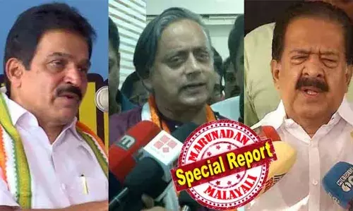 ശശി തരൂര്‍ 100 ശതമാനം പാര്‍ട്ടിക്കാരനല്ല, അദ്ദേഹത്തിന് കേരളത്തിലെ കോണ്‍ഗ്രസുമായി ഒരു പ്രശ്നവുമില്ലെന്ന് ചെന്നിത്തല;  തരൂര്‍ വിലപ്പെട്ട നേതാവ്, ചില പ്രസ്താവനകള്‍ ശ്രദ്ധിക്കണമെന്ന നിര്‍ദേശം നല്‍കിയിട്ടുണ്ടെന്ന് കെ സി വേണുഗോപാലും; തരൂരിനെ കൈവിടാതെ ചേര്‍ത്തു നിര്‍ത്താന്‍ കോണ്‍ഗ്രസ്