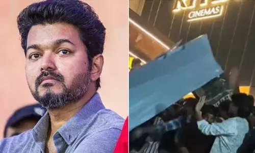 പൊങ്കലിന് ശിവകാർത്തികേയനും ഇളയ ദളപതിയും നേർക്കുനേർ; ജന നായകൻ- പരാശക്തി ക്ലാഷ് മുറുകുന്നു; പോസ്റ്ററുകൾ കീറിയെറിഞ്ഞ് വിജയ് ആരാധകർ; വൈറലായി വീഡിയോ