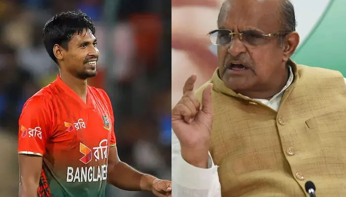 ഐപിഎല്ലില് നിന്ന് ഒരു ബംഗ്ലാദേശ് താരത്തെ പുറത്താക്കി; എന്നാല് ബംഗ്ലാദേശ് ഒരു ഹിന്ദുവിനെ ടീമിന്റെ ക്യാപ്റ്റനാക്കി; രാഷ്ട്രീയം സ്പോര്ട്സിനെ അമിതമായി സ്വാധീനിക്കരുത്; മുസ്തഫിസുറിന്റെ കാര്യം പുനഃപരിശോധിക്കണമെന്ന് ജെഡിയു നേതാവ് ഐപിഎല്ലില് നിന്ന് ഒരു ബംഗ്ലാദേശ് താരത്തെ പുറത്താക്കി; എന്നാല് ബംഗ്ലാദേശ് ഒരു ഹിന്ദുവിനെ ടീമിന്റെ ക്യാപ്റ്റനാക്കി; രാഷ്ട്രീയം സ്പോര്ട്സിനെ അമിതമായി സ്വാധീനിക്കരുത്; മുസ്തഫിസുറിന്റെ കാര്യം പുനഃപരിശോധിക്കണമെന്ന് ജെഡിയു നേതാവ്