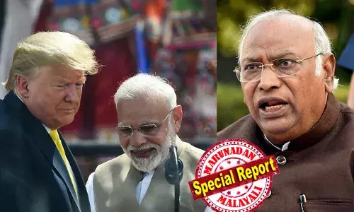 മൊഗംബോ ഖുഷ് ഹുവാ...! മോദി തലയാട്ടുമ്പോള്‍ ട്രംപിന് സന്തോഷമാകുന്നു; ട്രംപിന്റെ കണ്‍ട്രോളിലാണ് മോദി;   അമരീഷ് പുരിയുടെ ഡയലോഗ് പരാമര്‍ശിച്ച് മോദിക്കെതിരെ പരിഹാസവുമായി ഖര്‍ഗെ;  നമ്മുടെ പ്രധാനമന്ത്രിയേയും ട്രംപ് തട്ടിക്കൊണ്ടു പോകുമോയെന്ന് പൃഥ്വിരാജ് ചവാന്‍