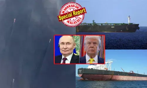 അറ്റ്ലാന്റിക്കില്‍ റഷ്യയും അമേരിക്കയും നേര്‍ക്കുനേര്‍! വെനസ്വേലന്‍ എണ്ണക്കപ്പലില്‍ റഷ്യന്‍ പതാക പെയിന്റ് ചെയ്ത് പുടിന്റെ രാഷ്ട്രീയക്കളി; പിടിച്ചെടുക്കാന്‍ ട്രംപിന്റെ ബ്ലാക്ക് ഹോക്ക് ഹെലികോപ്ടറുകള്‍ ആകാശത്ത്; മഡുറോയുടെ വീഴ്ചയ്ക്ക് പിന്നാലെ കടലില്‍ വന്‍ശക്തികളുടെ പോരാട്ടം