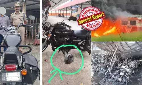 തൃശൂര്‍ റെയില്‍വെ സ്റ്റേഷനില്‍ 300 ബൈക്കുകള്‍ കത്തിയെരിഞ്ഞു; പിന്നാലെ വടക്കാഞ്ചേരിയില്‍ ബൈക്ക് ഉടമ അകത്ത്; പെട്രോള്‍ ചോര്‍ന്നാല്‍ ഇനി പിടിവീഴും; റെയില്‍വേ പാര്‍ക്കിംഗില്‍ ആര്‍പിഎഫിന്റെ മിന്നല്‍ പരിശോധന; വണ്ടി പോയി, കൂടെ അറസ്റ്റും; തൃശൂര്‍ സംഭവത്തില്‍ നഷ്ടപരിഹാരം നല്‍കാതെ റെയില്‍വേ മുങ്ങുന്നു?