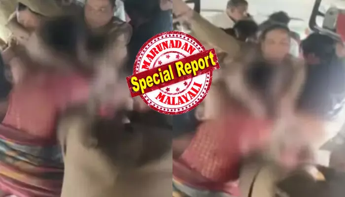 പുറത്ത് ആർക്കും കണ്ടുനിൽക്കാൻ കഴിയാത്ത വിധം പ്രതിഷേധം; കലി പൂണ്ട് മുദ്രാവാക്യ വിളികളും; കൂടെ എന്തിനും തയ്യാറായി നിൽക്കുന്ന കാക്കിപ്പട; പെട്ടെന്ന് ഒരു ബസിൽ വച്ച് ബിജെപി വനിത പ്രവർത്തകയോട് വളരെ മോശമായി പെരുമാറി പോലീസുകാരി; ചിത്രങ്ങൾ ചർച്ചയായതോടെ പ്രതിഷേധം പുറത്ത് ആർക്കും കണ്ടുനിൽക്കാൻ കഴിയാത്ത വിധം പ്രതിഷേധം; കലി പൂണ്ട് മുദ്രാവാക്യ വിളികളും; കൂടെ എന്തിനും തയ്യാറായി നിൽക്കുന്ന കാക്കിപ്പട; പെട്ടെന്ന് ഒരു ബസിൽ വച്ച് ബിജെപി വനിത പ്രവർത്തകയോട് വളരെ മോശമായി പെരുമാറി പോലീസുകാരി; ചിത്രങ്ങൾ ചർച്ചയായതോടെ പ്രതിഷേധം