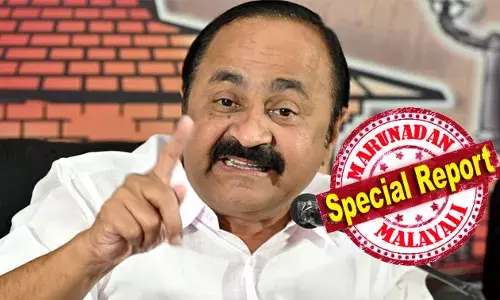 പത്മകുമാര് നടത്തിയത് ഗൂഢാലോചന കോടതിയിലും എത്തി; എന്നിട്ടും ആ ദൈവതുല്യനെ സംരക്ഷിക്കാനാണോ സിപിഎം നടപടി എടുക്കാത്തത്? ആഞ്ഞടിച്ച് വി.ഡി. സതീശന്. വിദ്വേഷ പ്രചരണത്തില് സിപിഎം സംഘ്പരിവാര് ശൈലിയിലെന്നും പ്രതിപക്ഷ നേതാവ് പത്മകുമാര് നടത്തിയത് ഗൂഢാലോചന കോടതിയിലും എത്തി; എന്നിട്ടും ആ ദൈവതുല്യനെ സംരക്ഷിക്കാനാണോ സിപിഎം നടപടി എടുക്കാത്തത്? ആഞ്ഞടിച്ച് വി.ഡി. സതീശന്. വിദ്വേഷ പ്രചരണത്തില് സിപിഎം സംഘ്പരിവാര് ശൈലിയിലെന്നും പ്രതിപക്ഷ നേതാവ്