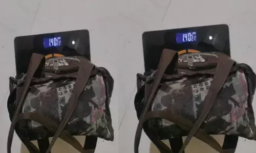 ഒന്നാം ക്ലാസിൽ പഠിക്കുന്ന തന്റെ മകന്റെ ബാഗ് തൂക്കമളന്ന് നോക്കിയ അച്ഛന് ഞെട്ടൽ; അവൻ ദിവസവും ചുമക്കുന്നത് ദേ..ഇത്ര കിലോ; പ്രതികരിച്ച് സോഷ്യൽ മീഡിയ