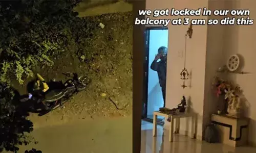 പുലർച്ചെ മൂന്ന് മണിക്ക് വീടിന്റെ ബാൽക്കണിയിൽ കുടുങ്ങി യുവാവും സുഹൃത്തും; വൈകിയ സമയത്ത് ആരെ വിളിക്കണമെന്ന് കൺഫ്യൂഷൻ; ഒടുവിൽ മനസ്സിൽ തോന്നിയത് ആ ബുദ്ധി