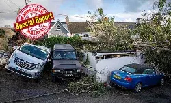 അനേകം മരങ്ങള്‍ കടപുഴകി വീണു; പല വീടുകളുടെയും മേല്‍ക്കൂരകള്‍ പറന്ന് പോയി; അപകടങ്ങളും റോഡ് ബ്ലോക്കുകളും തുടര്‍ക്കഥ; വിമാന സര്‍വീസുകള്‍ താറുമാറായി; നാശം വിതച്ച് ഗൊരേറ്റി കൊടുങ്കാറ്റ്; മഹാ മഞ്ഞ് വീഴ്ച്ച ഇന്നും നാളെയും തുടരും; ഫ്രാന്‍സിലും ജര്‍മനിയിലും ബ്രിട്ടനേക്കാള്‍ ഭയാനക അവസ്ഥ