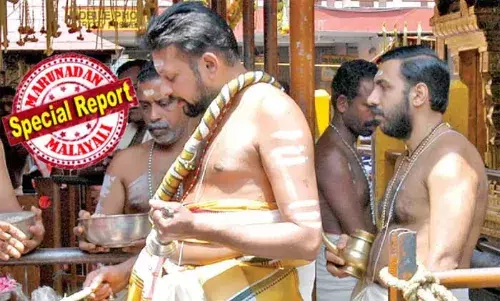 രാജീവര്‍ക്ക് ഉണ്ണികൃഷ്ണന്‍ പോറ്റിയുമായി ഉണ്ടായിരുന്നത് രണ്ട് പതിറ്റാണ്ട് നീണ്ട ബന്ധം; 2004-ലെ മണ്ഡലകാലംമുതല്‍ ഉണ്ണികൃഷ്ണന്‍ പോറ്റി സന്നിധാനത്ത്;  പൂജാസഹായിയായി മാറുന്നത് 2007 മാര്‍ച്ചിലെ ഉത്സവകാലത്ത്; ശബരിമലയില്‍ പിടിമുറുക്കിയതോടെ പൂജകളില്‍ നിന്ന് പോറ്റി പിന്‍വാങ്ങി, സ്പോണ്‍സര്‍ റോളില്‍; ആത്മബന്ധത്തിന് തെളിവുകള്‍ അനേകമുണ്ടായിട്ടും കണ്ടുപരിചയം മാത്രമെന്ന രാജീവരുടെ മൊഴി ദുരൂഹത കൂട്ടി