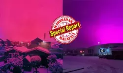 കനത്ത മഞ്ഞുവീഴ്ച കാരണം ആകെ മൂടി കെട്ടിയ അന്തരീക്ഷം; പെട്ടെന്ന് കണ്ണിൽ ഉടക്കിയത് അവിശ്വസനീയമായ ഒരു കാഴ്ച; ബർമിങ്ഹാമിലെ രാത്രി ആകാശം മുഴുവൻ പിങ്ക് നിറമായി മാറി; ഇത് സ്ട്രേഞ്ചർ തിങ്‌സ് സീരിസിലെ സ്കൈ അല്ലേ..എന്ന് കണ്ടുനിവർ; എല്ലാം കൗതുകത്തോടെ നോക്കി നിന്ന് ആളുകൾ; ഈ അത്ഭുത പ്രതിഭാസത്തിന് പിന്നിലെന്ത്?