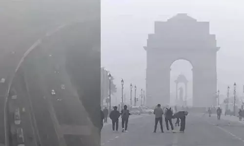 ഡല്‍ഹിയില്‍ അതിശൈത്യം തുടരുന്നു; താപനില 4 ഡിഗ്രി സെല്‍ഷ്യസില്‍ താഴെ, വായുഗുണ നിലവാരം മോശത്തില്‍